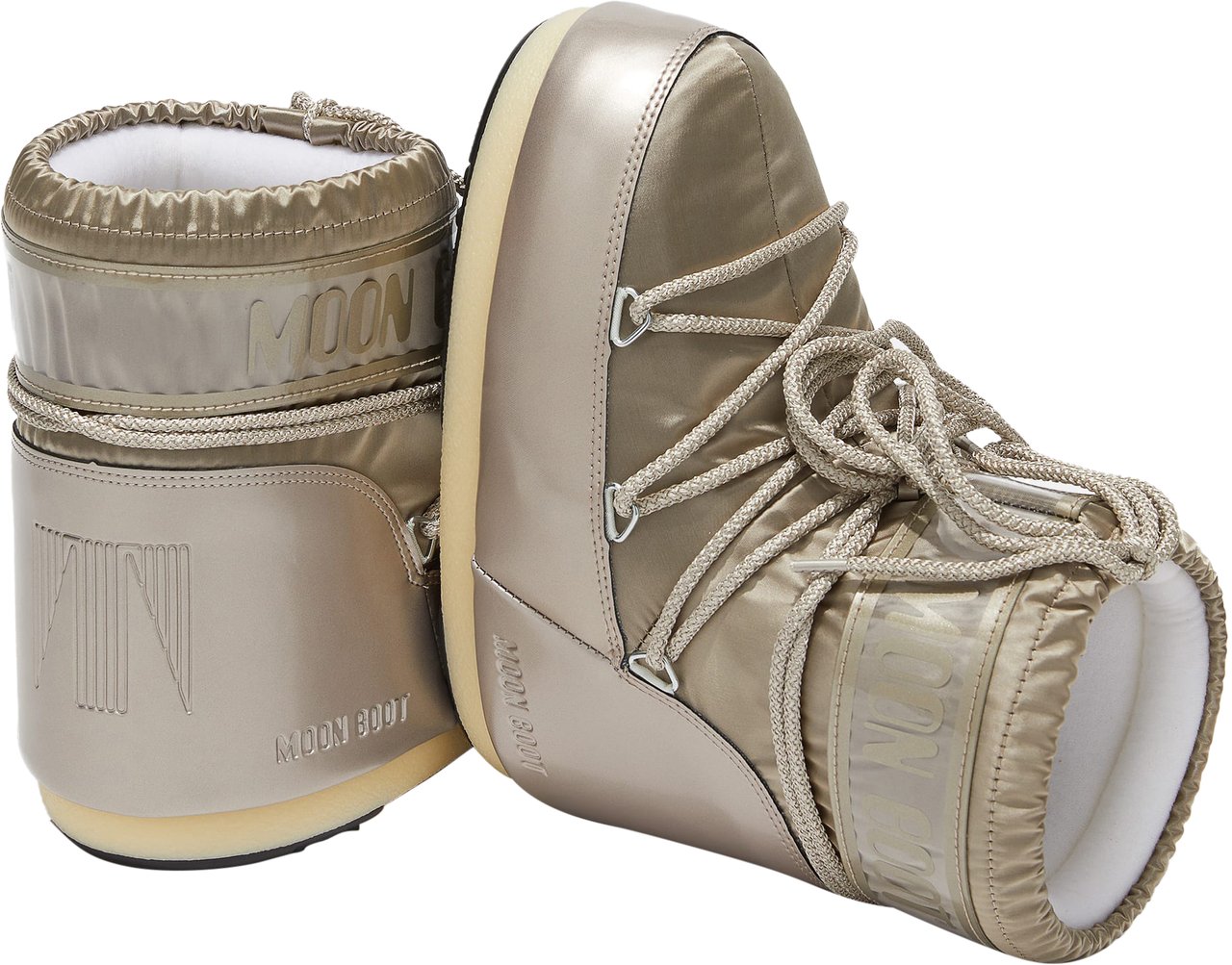 Moon Boot Boots Platinum Zilver
