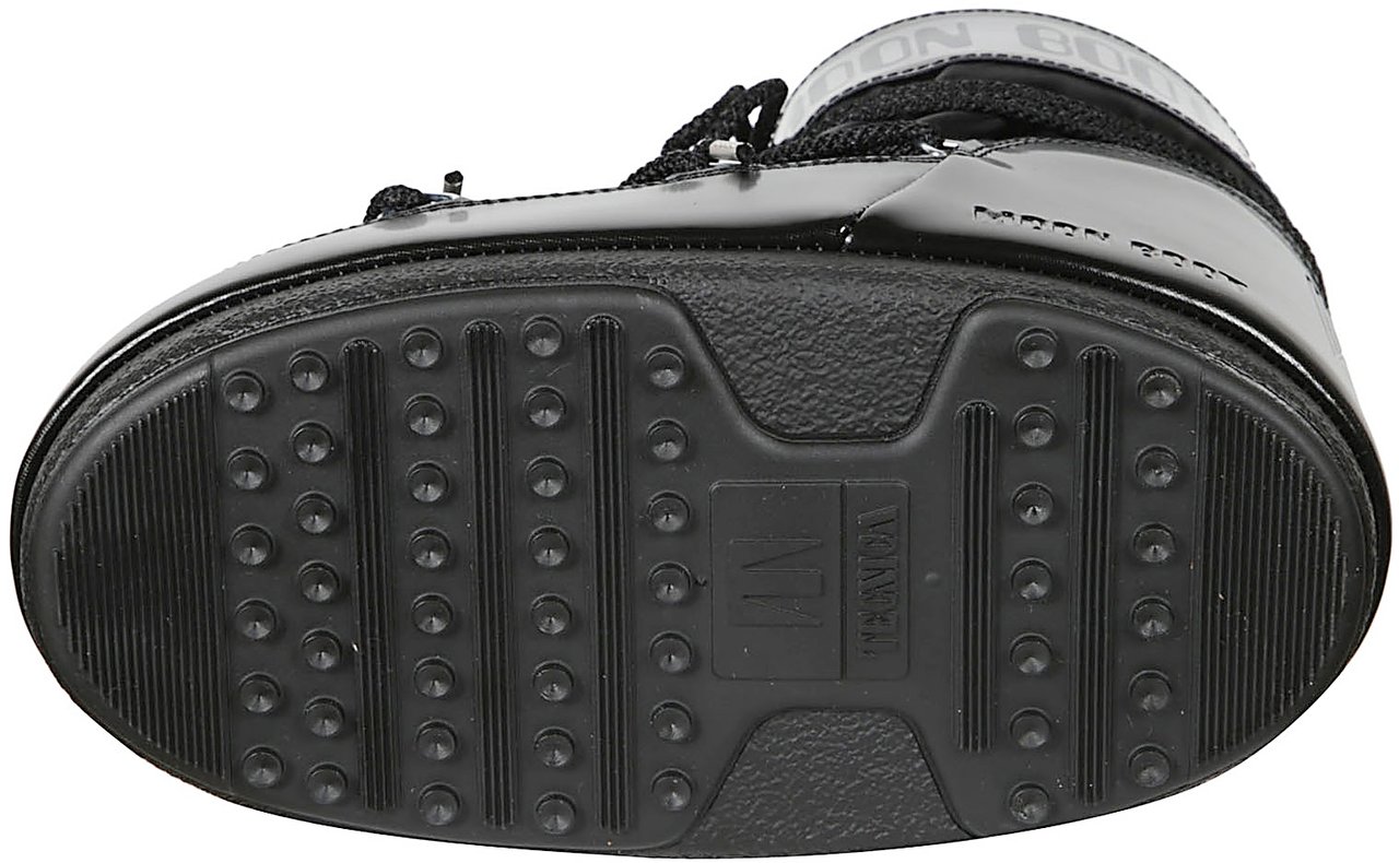 Moon Boot Icon Low Glance Ankle Boots Black Zwart