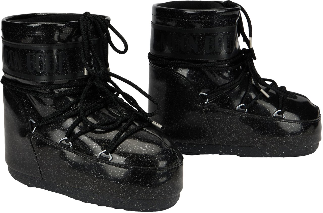 Moon Boot Boot Icon Low Glitter Zwart