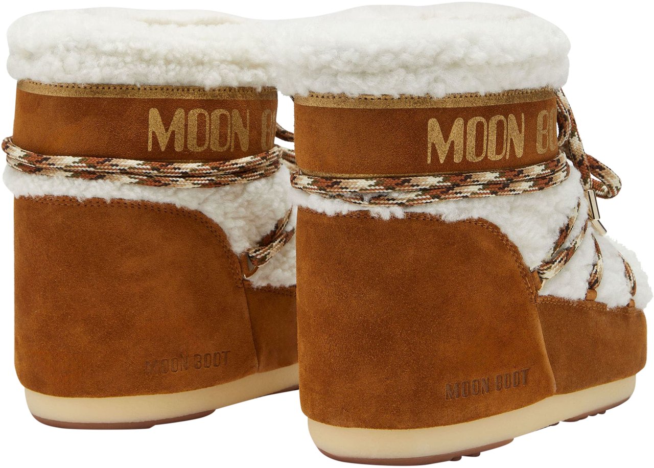Moon Boot Mb Icon Low Shearling Boots Cognac 80d1409580 Bruin