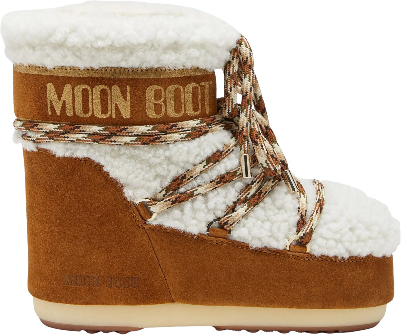 Moon Boot Flat Shoes Brown Bruin