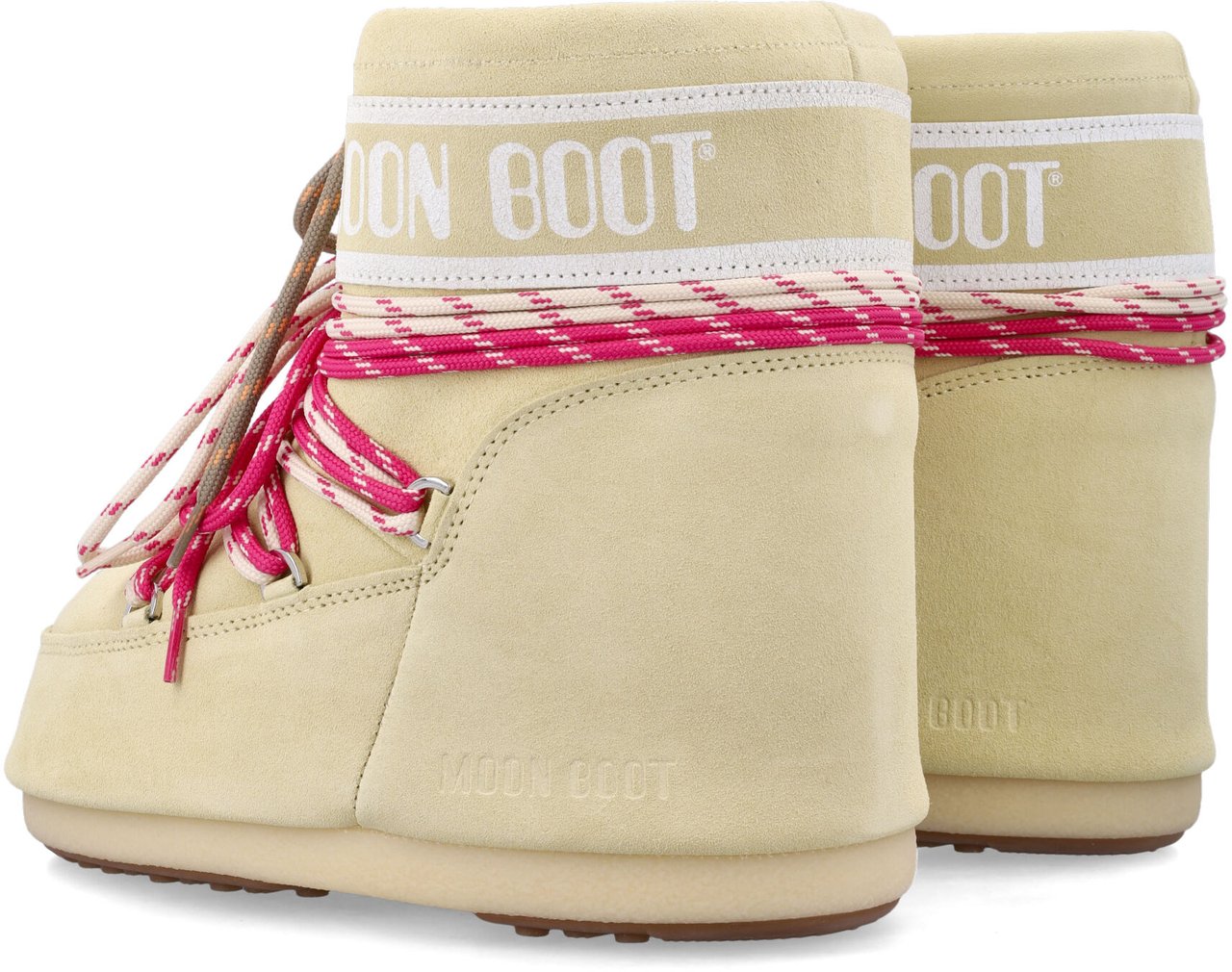 Moon Boot Classic Low Suede Leaces Giallo Geel