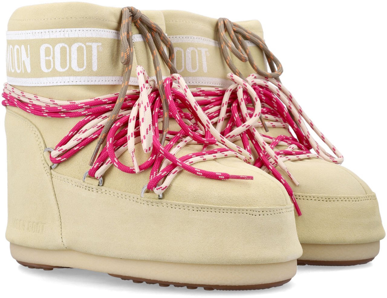 Moon Boot Classic Low Suede Leaces Giallo Geel