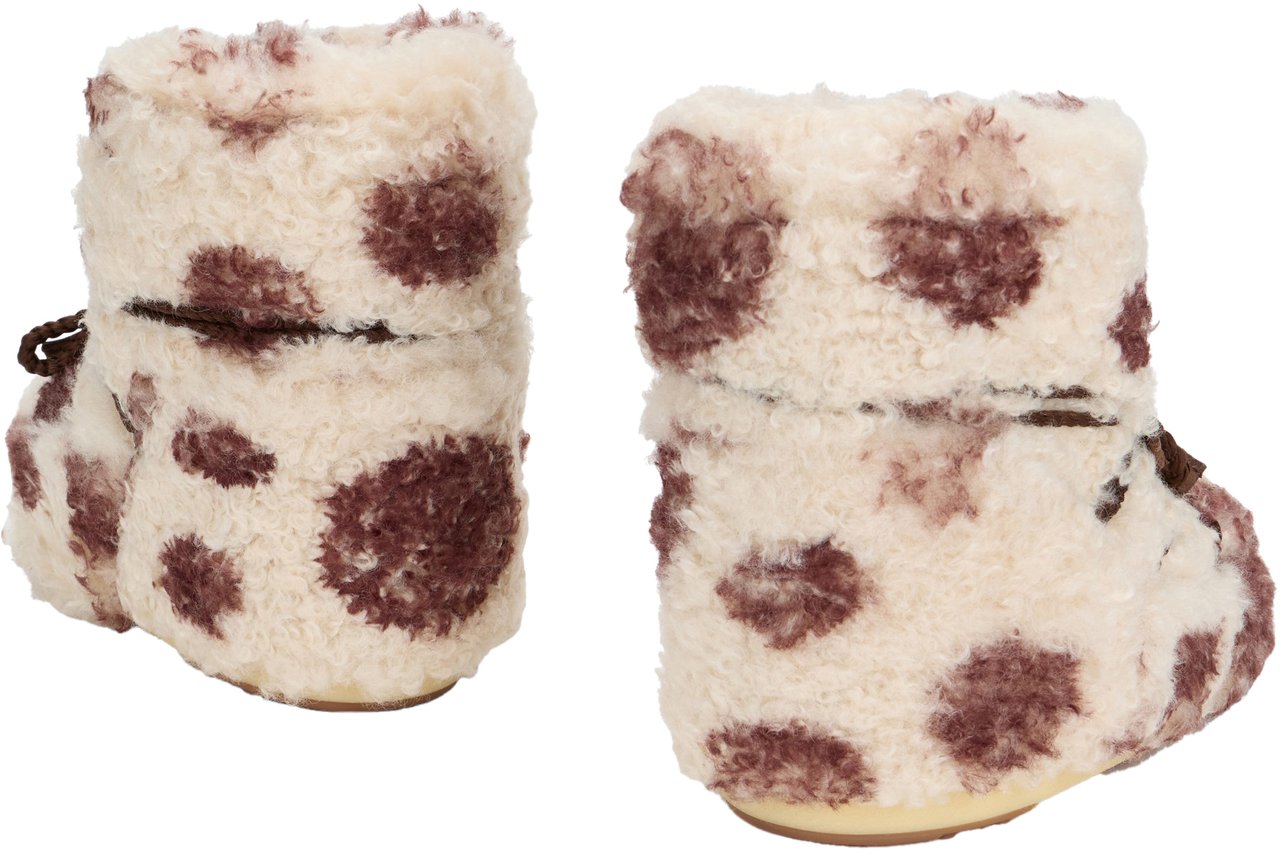 Moon Boot Icon Low Curly Boots Beige