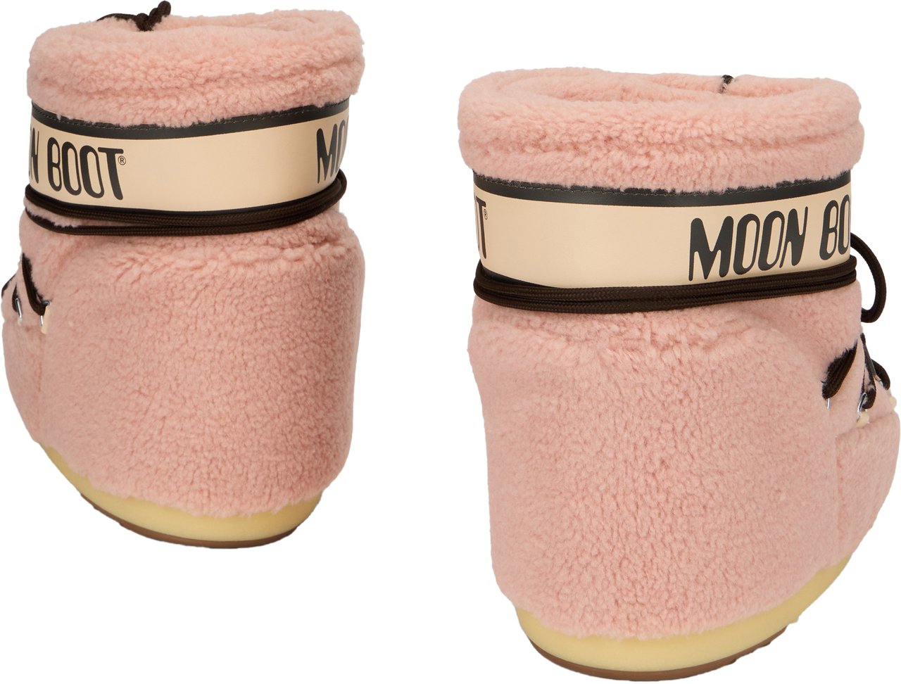 Moon Boot Stivale Icon Low in teddy Roze