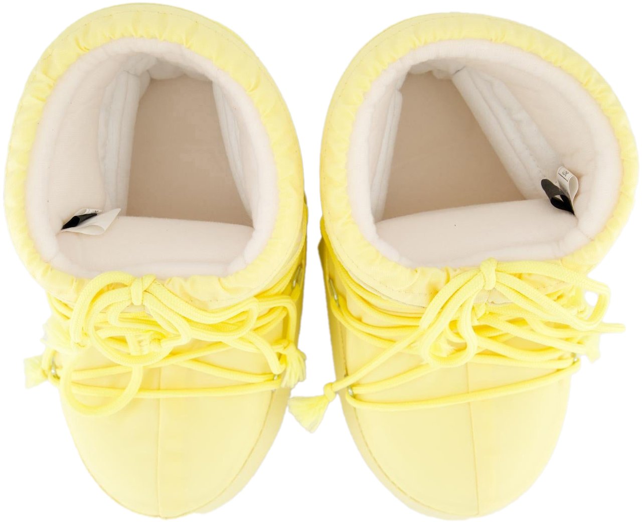 Moon Boot Dames Icon Low Nylon Geel Neutraal