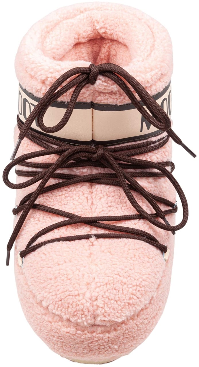 Moon Boot Moon boot icon low teddy boot pink Roze