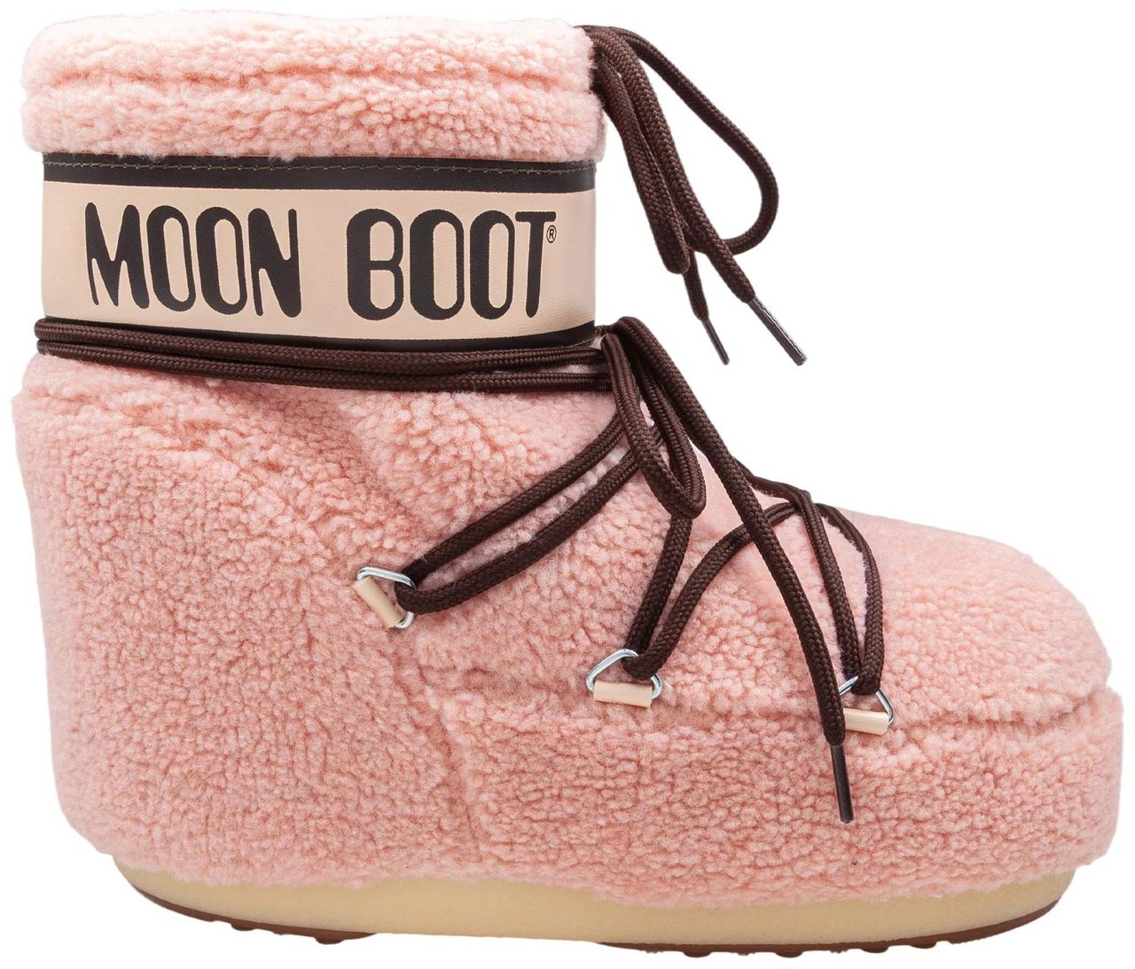 Moon Boot Moon boot icon low teddy boot pink Roze