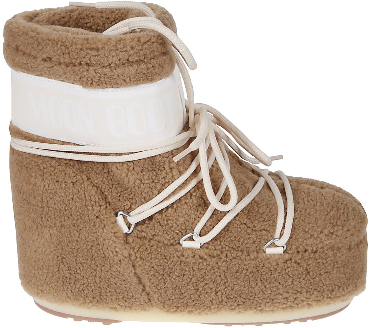 Moon Boot Icon Teddy Low Boots Brown Bruin