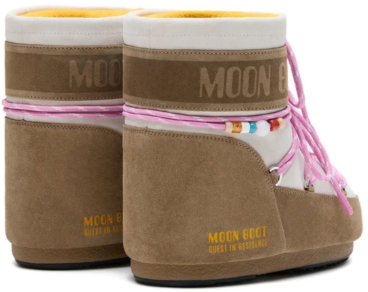 Moon Boot Shoes Honey White Sand Beige