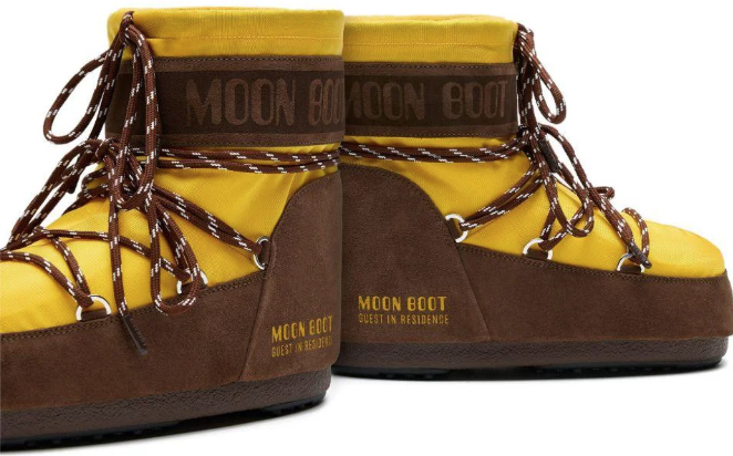 Moon Boot Boots Yellow Geel