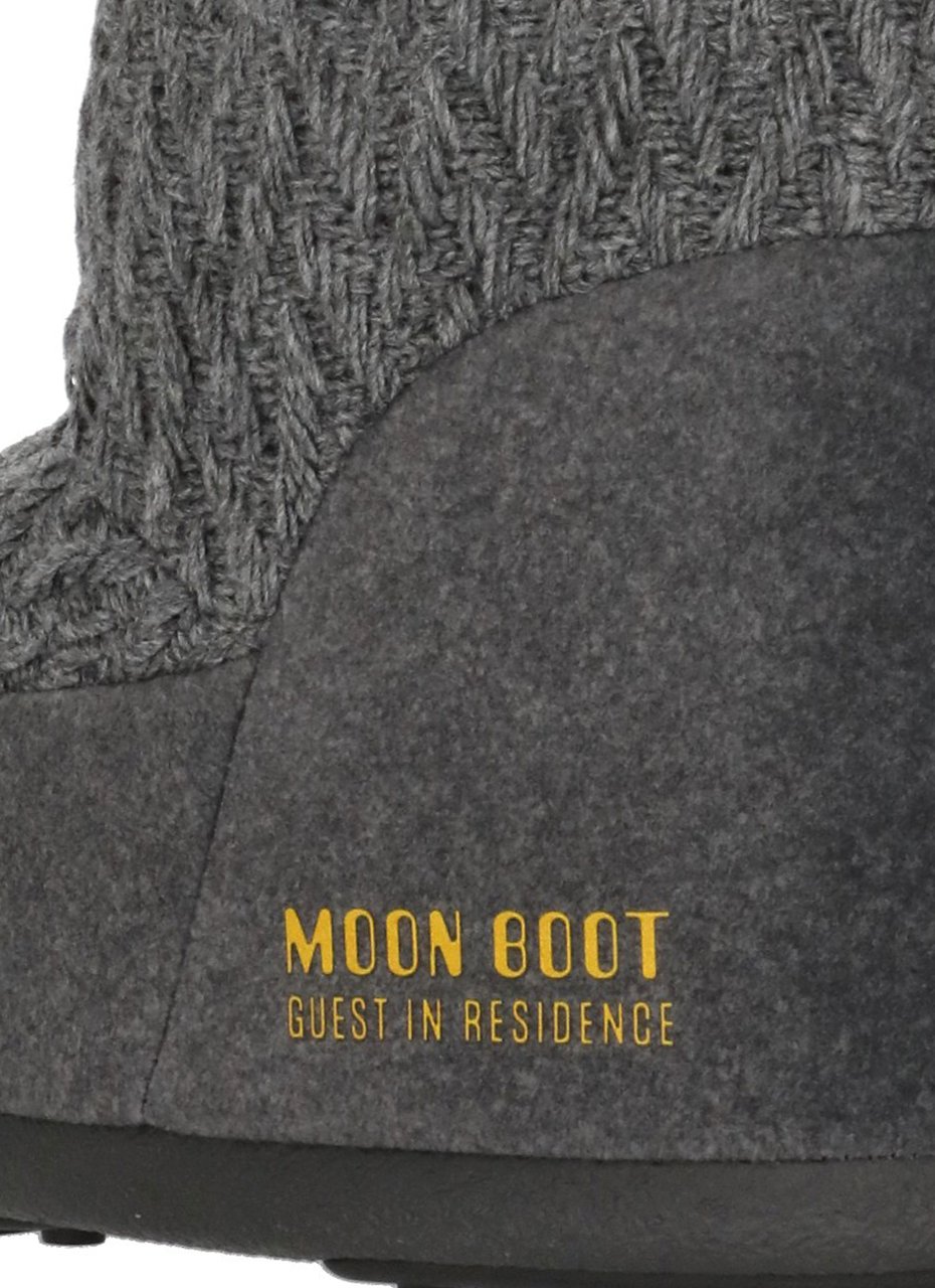 Moon Boot Boots Grey Donkergrijs