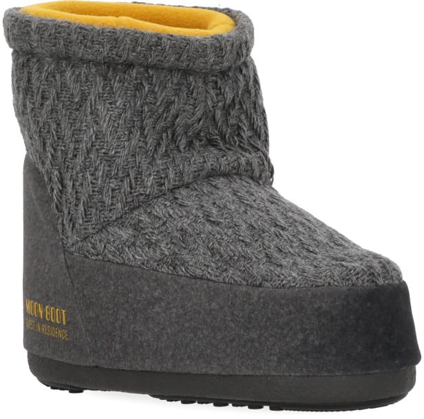 Moon Boot Boots Grey Donkergrijs