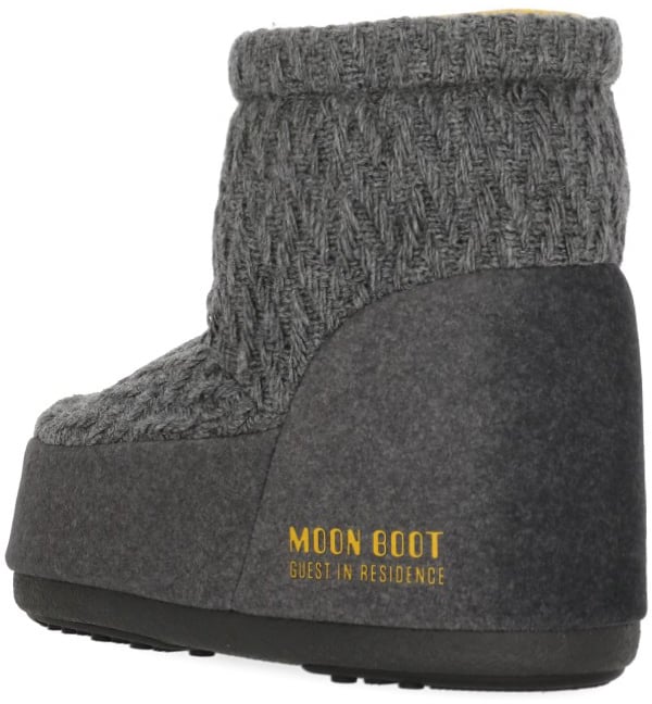Moon Boot Boots Grey Donkergrijs