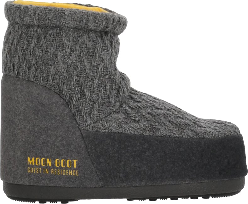 Moon Boot Boots Grey Donkergrijs