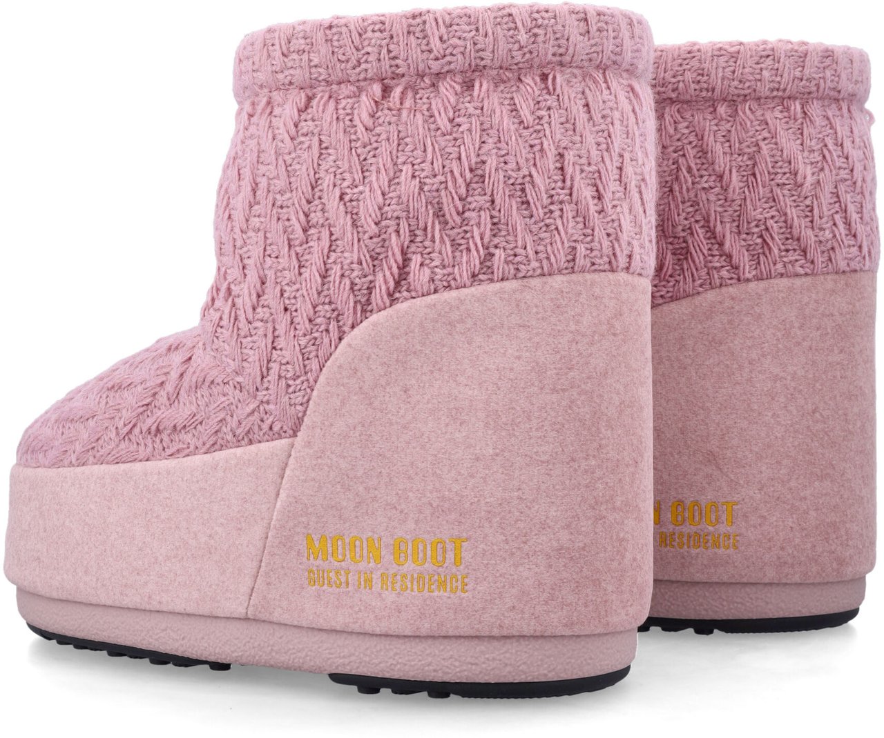 Moon Boot Gir Icon Nolace Knit Rosa Roze