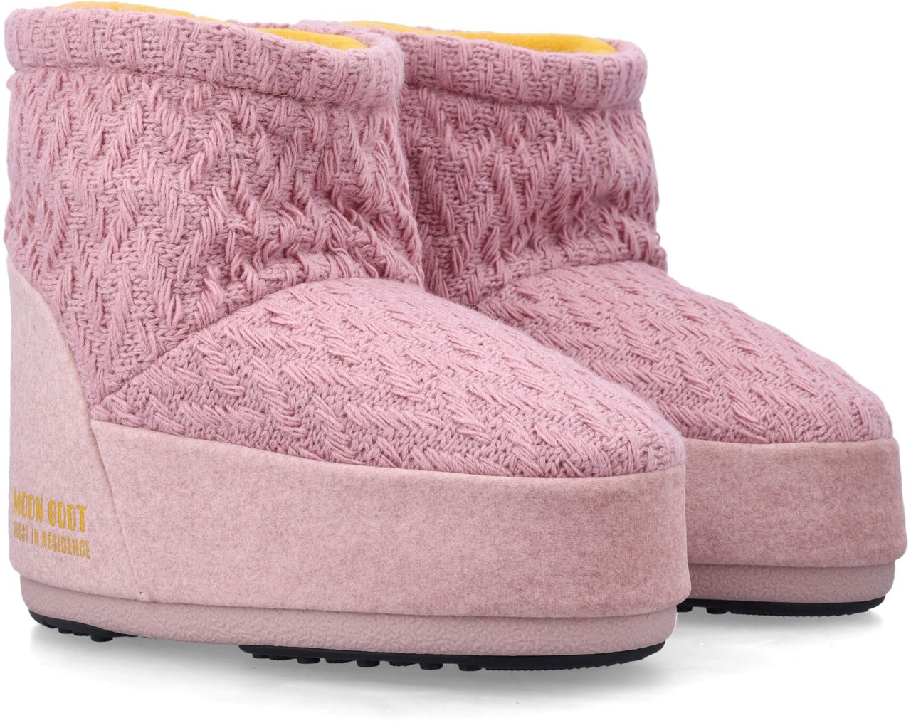 Moon Boot Gir Icon Nolace Knit Rosa Roze