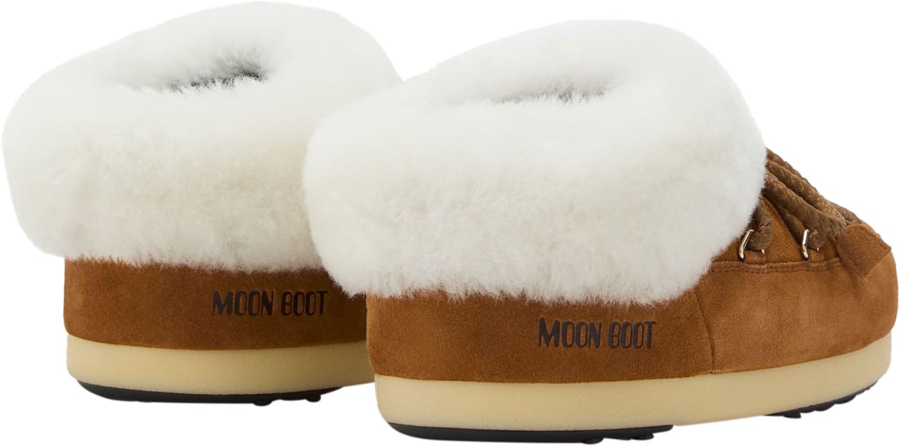 Moon Boot Moon Boot Mb Evx Mule Suede Boots Cognac 80d1470090 Bruin