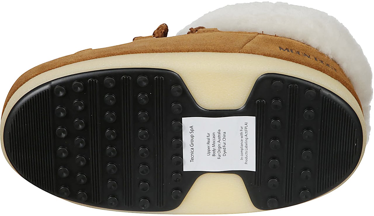 Moon Boot Evx Suede Mules Brown Bruin