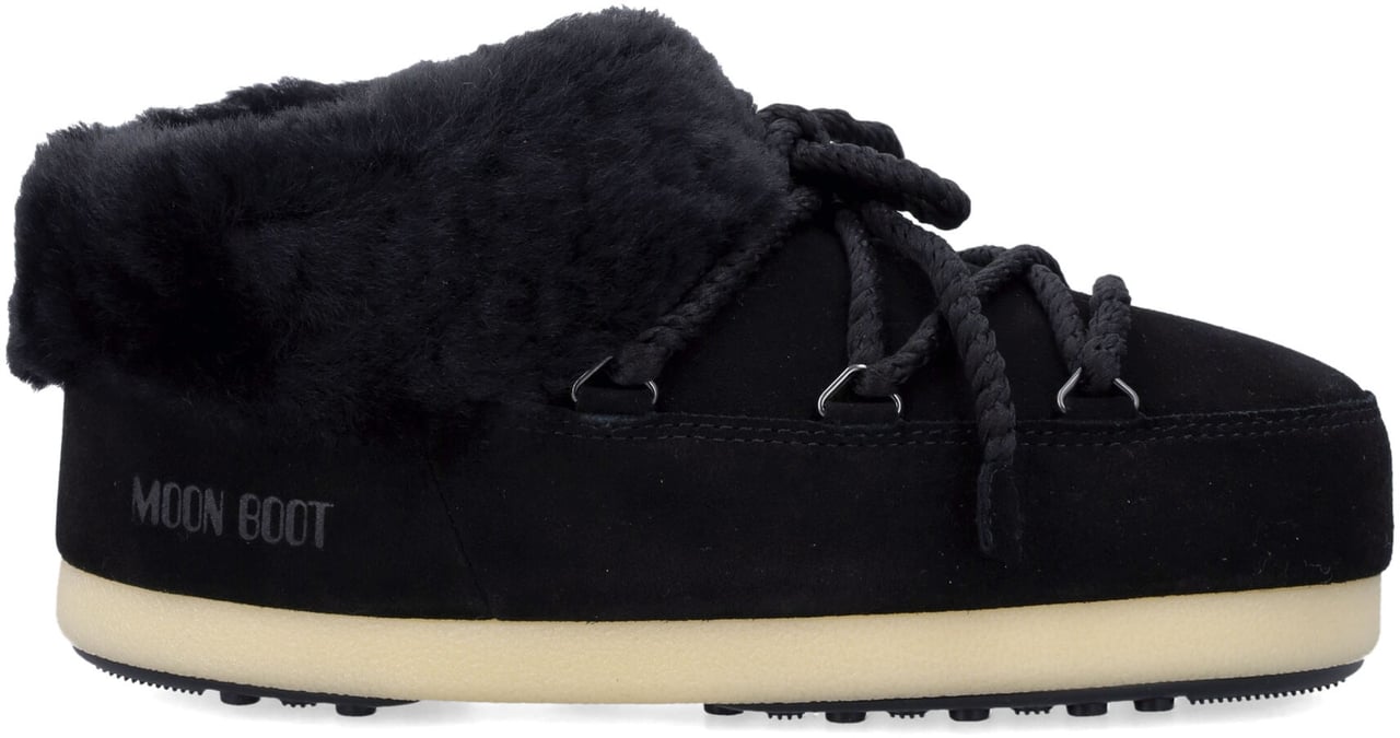 Moon Boot Evx Mule Suede Nero Zwart