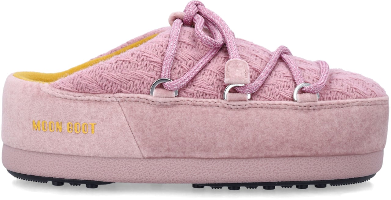Moon Boot Gir Evx Mule Knit Rosa Roze