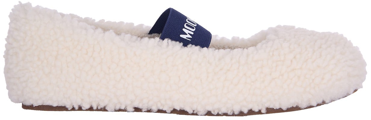 Moon Boot Flat Shoes White Wit