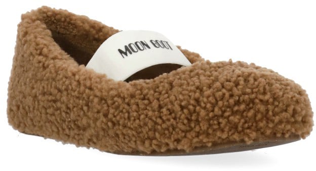 Moon Boot Flat Shoes Brown Bruin