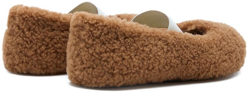 Moon Boot Flat Shoes Brown Beige