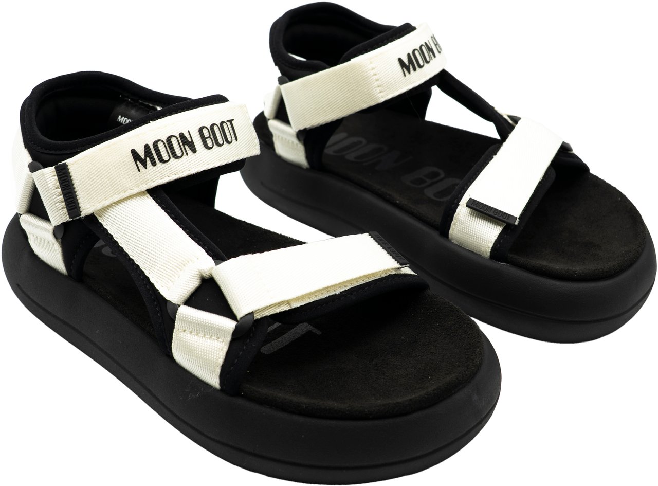 Moon Boot Super Sandal Boots Zwart