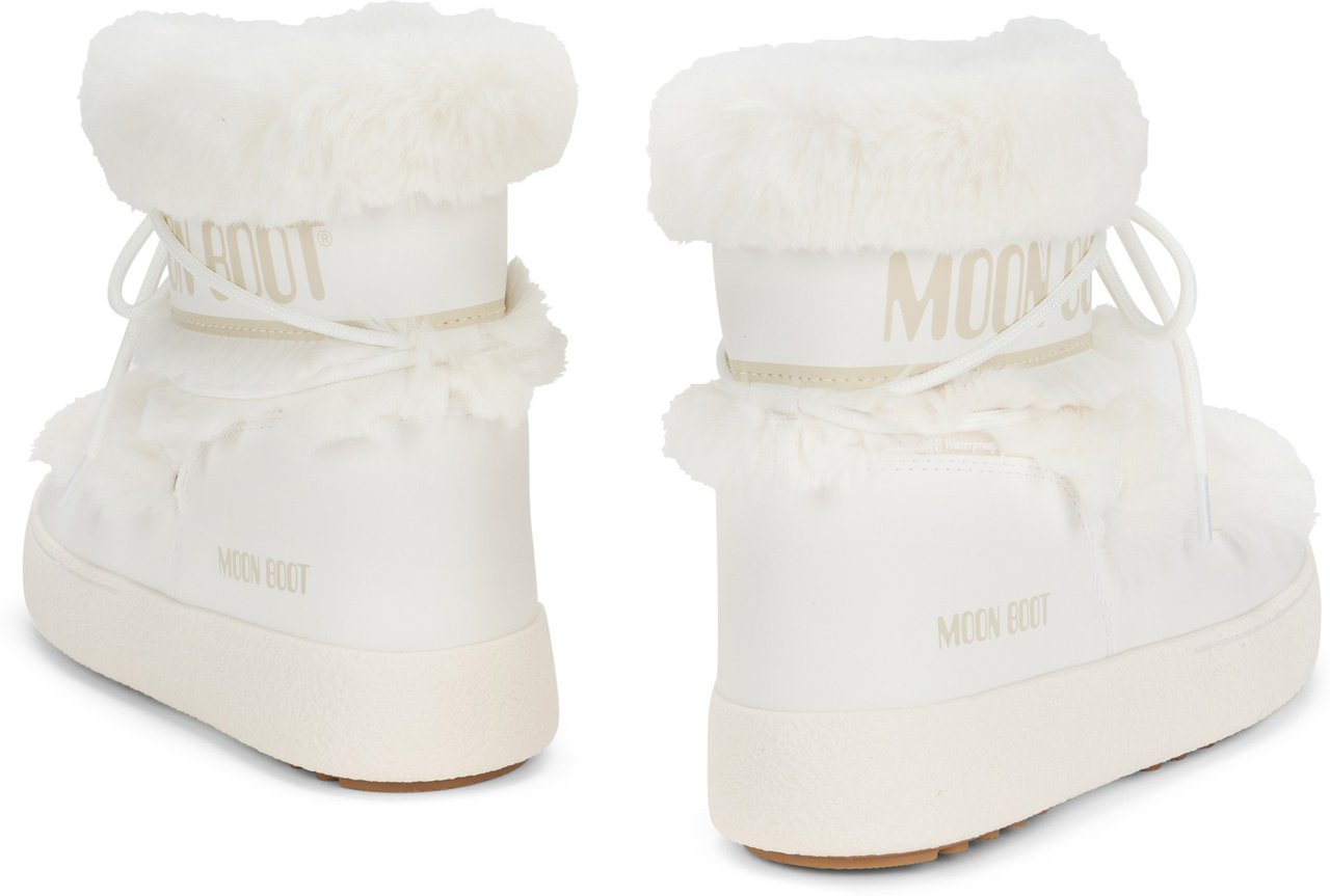 Moon Boot Icon Low Boot in eco-fur Wit