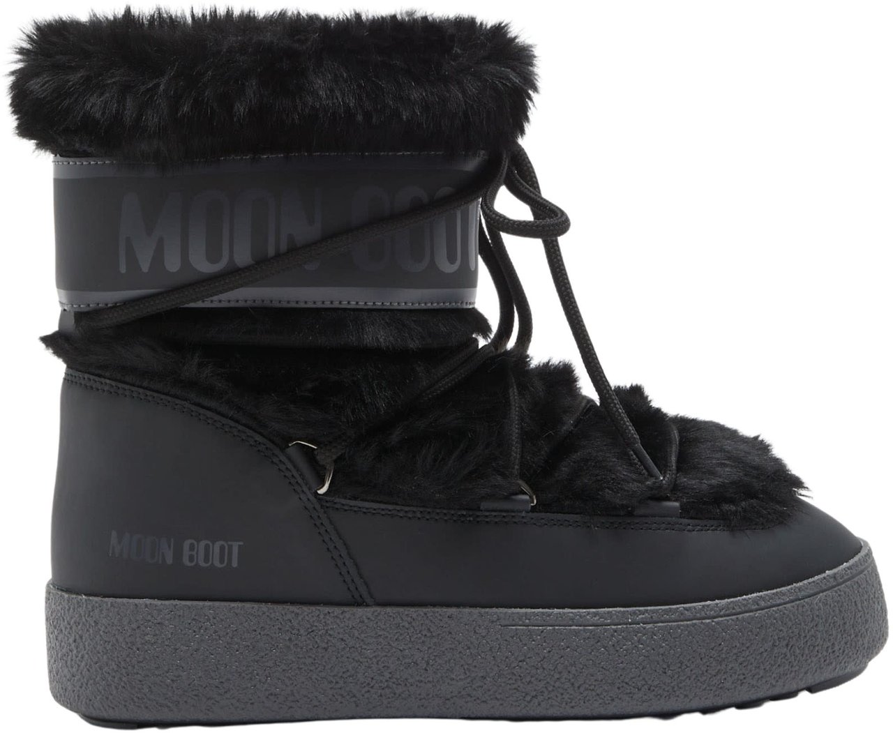 Moon Boot Moon Boot Mb Ltrack Faux Fur Wp Boots Zwart 80d2450130 Zwart