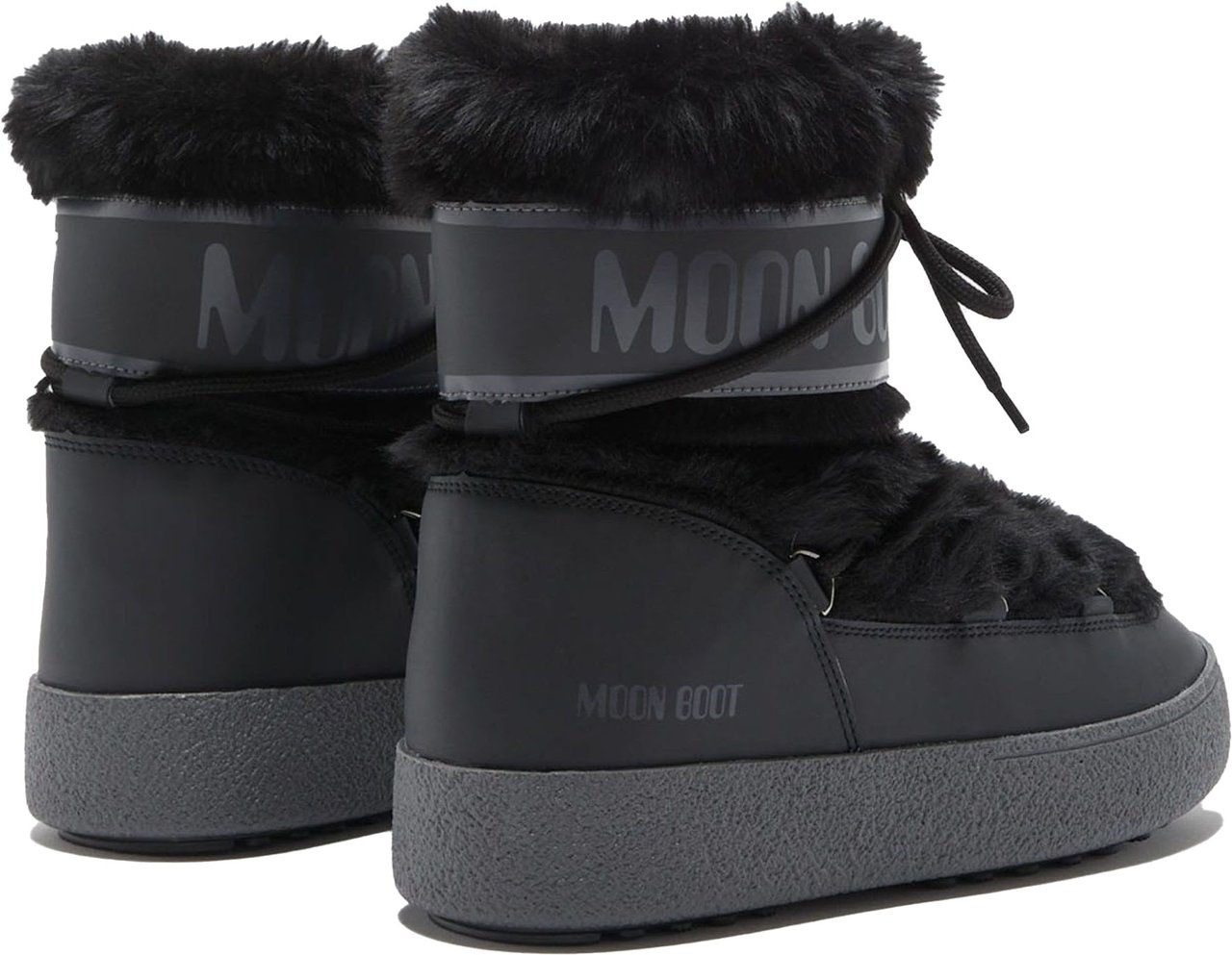 Moon Boot Moon Boot Mb Ltrack Faux Fur Wp Boots Zwart 80d2450130 Zwart