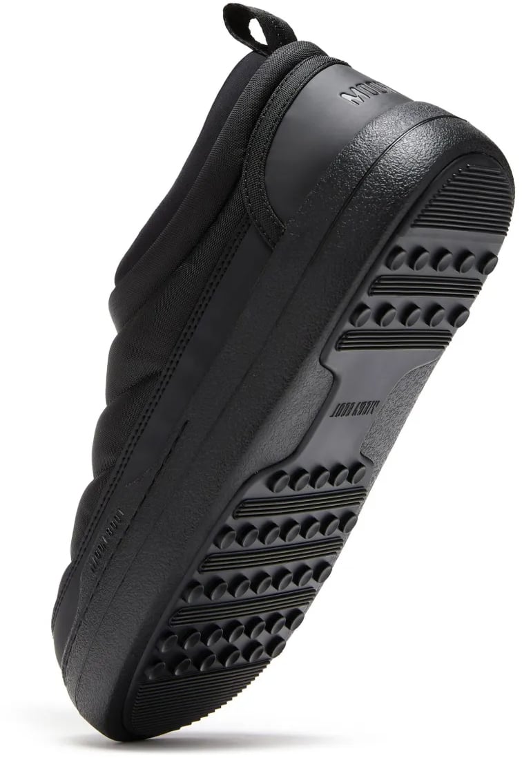 Moon Boot Park Soft Nylon Slip-on Sneakers Zwart