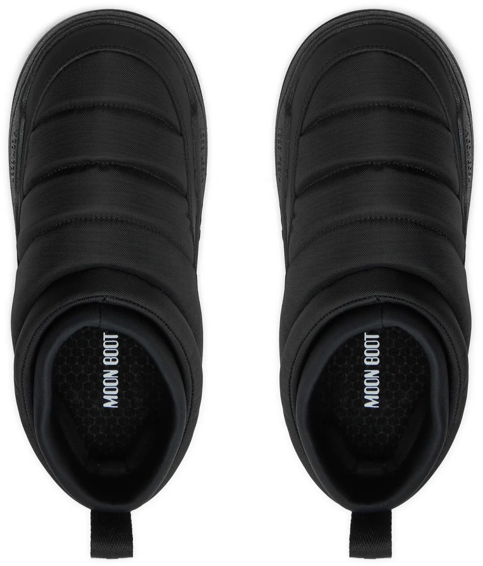 Moon Boot Park Soft Nylon Slip-on Sneakers Zwart