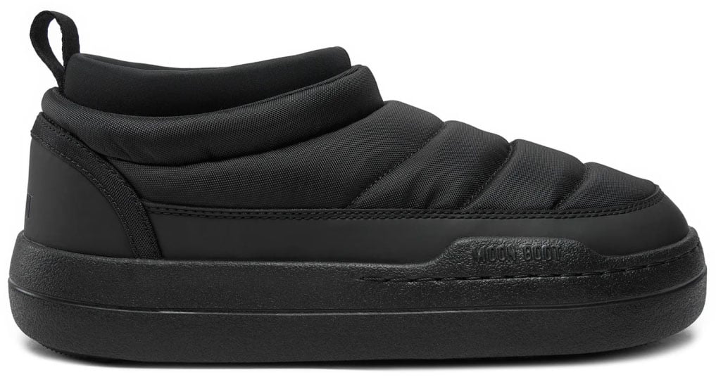 Moon Boot Park Soft Nylon Slip-on Sneakers Zwart