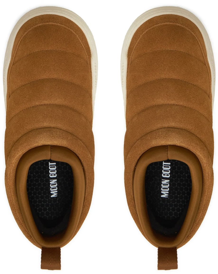 Moon Boot Park Soft Suede Sneakers Bruin