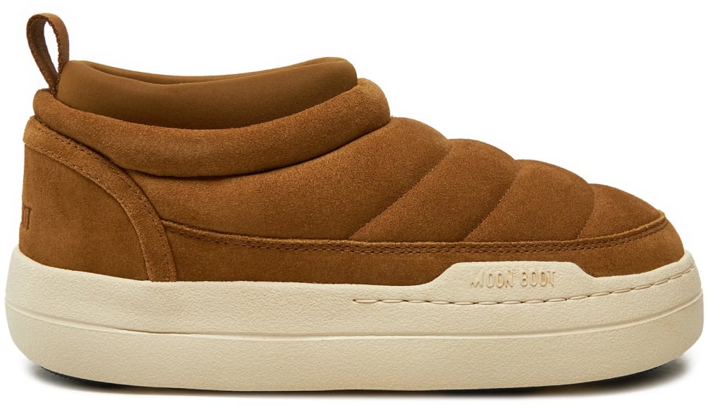 Moon Boot Park Soft Suede Sneakers Bruin