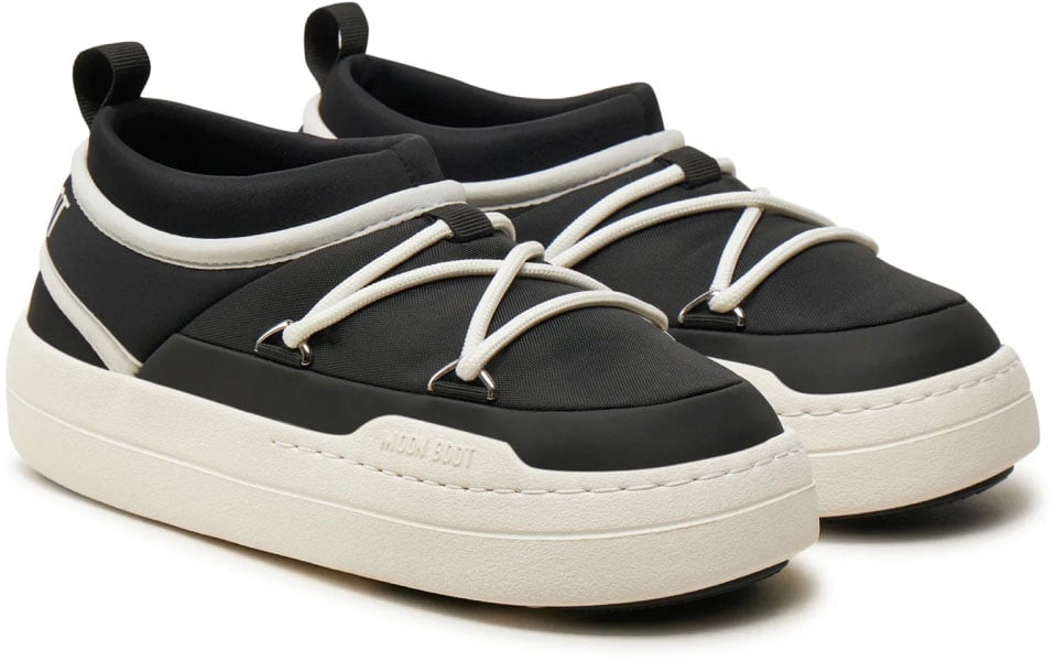 Moon Boot Park Icon Slip-on Sneakers Zwart