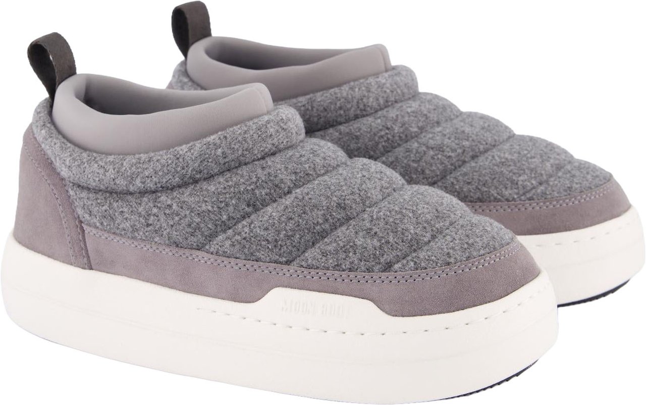 Moon boot Dames MB Park Soft Felt sneakers Grijs