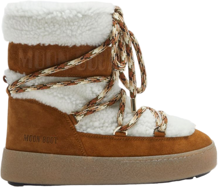 Moon Boot MB LUNA BOOT SHEARLING WHISKY OFF WHITE Bruin