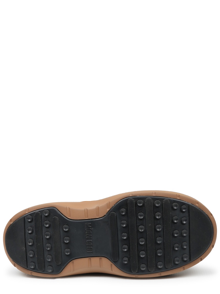 Moon Boot Mid-Height Brown Suede Boots with Rugged Sole Bruin