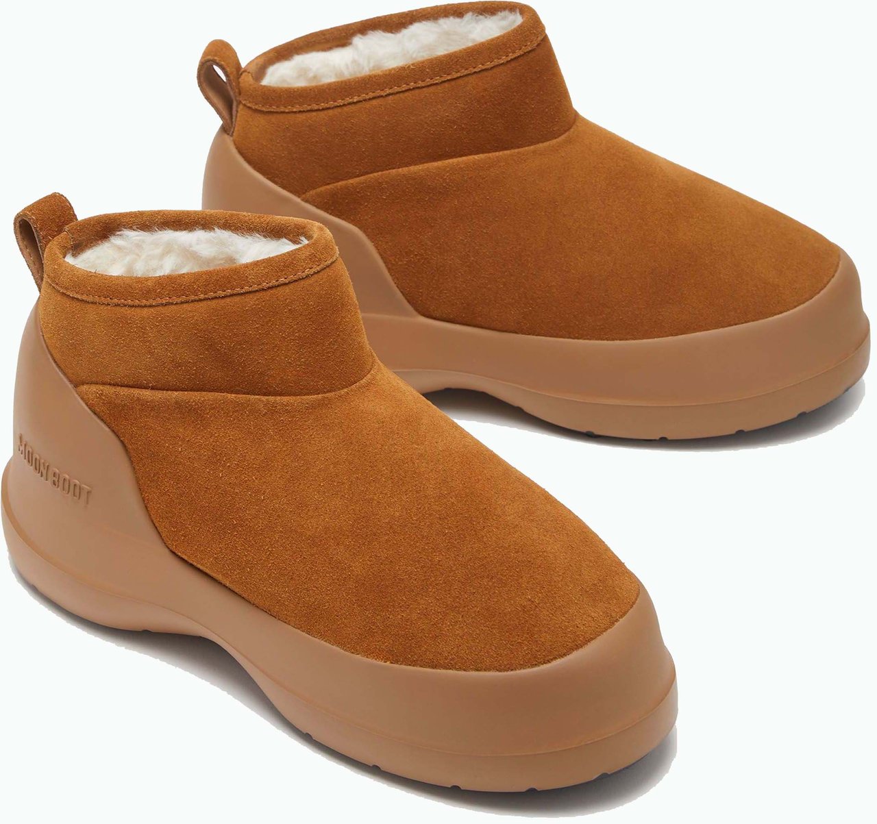 Moon Boot Luna Low Boots Suede Wit