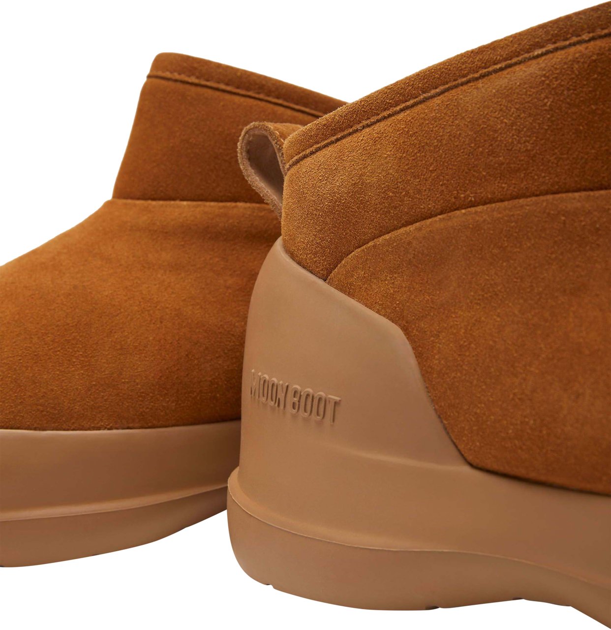 Moon Boot Luna Low Boots Suede Wit