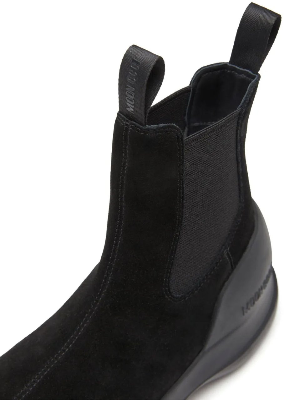 Moon Boot Luna Suede Chelsea Boots Zwart