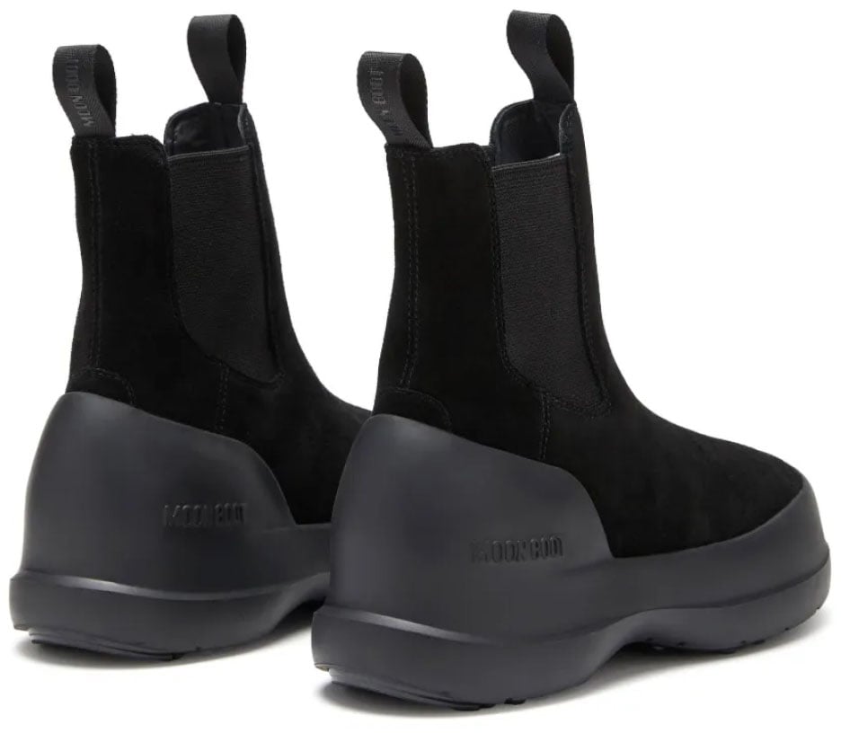 Moon Boot Luna Suede Chelsea Boots Zwart