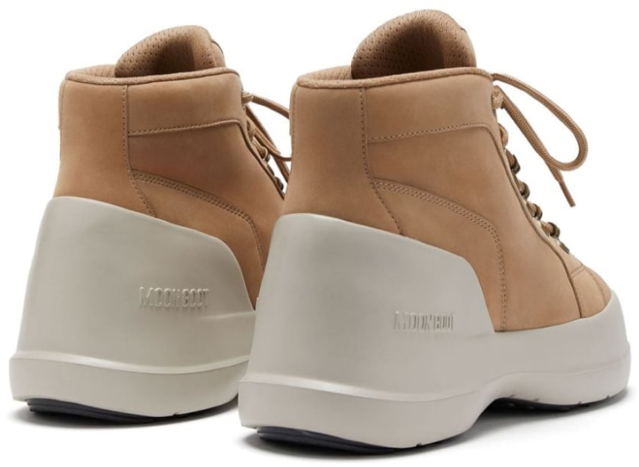 Moon Boot Luna Trek Mid Nubuck Boots Beige