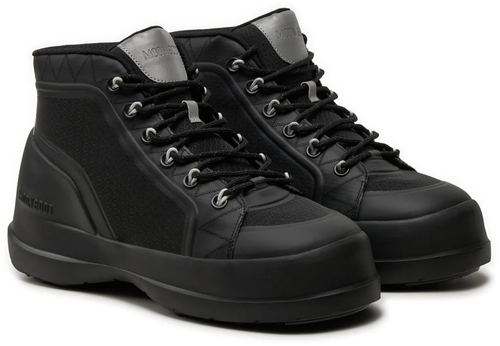 Moon Boot Luna Trek Mid Nylon Boots Zwart