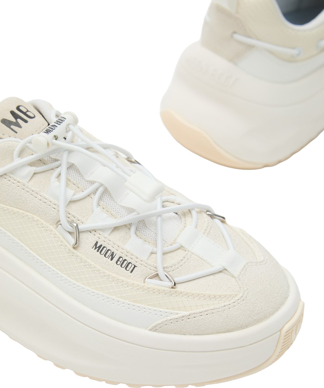 Moon Boot Sneakers Spotted Wit