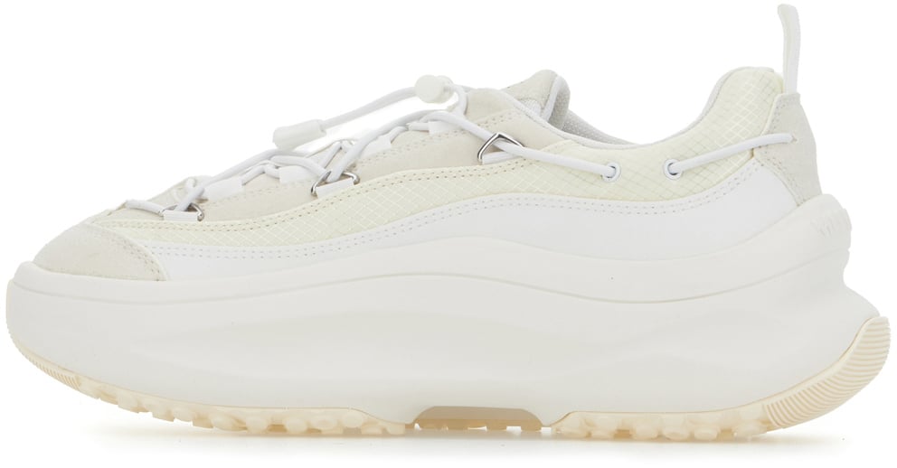 Moon Boot Moon Boot White suede and fabric Moon247 Xlace sneakers Wit