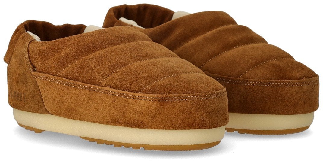 Moon Boot MOON BOOT BAND SUEDE COGNAC SLIPPER Bruin